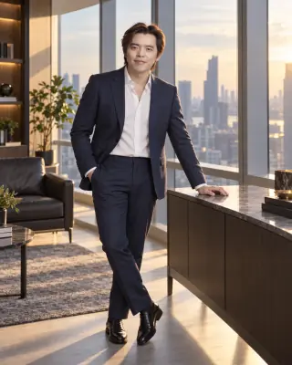 ตัวอย่างภาพ AI: เต็มตัวริมหน้าต่าง