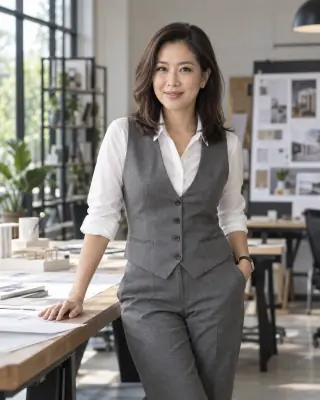 ตัวอย่างภาพ AI: เสื้อกั๊ก