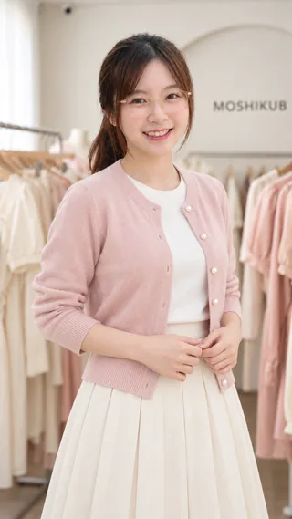 ตัวอย่างภาพ AI: คาร์ดิแกนชมพู