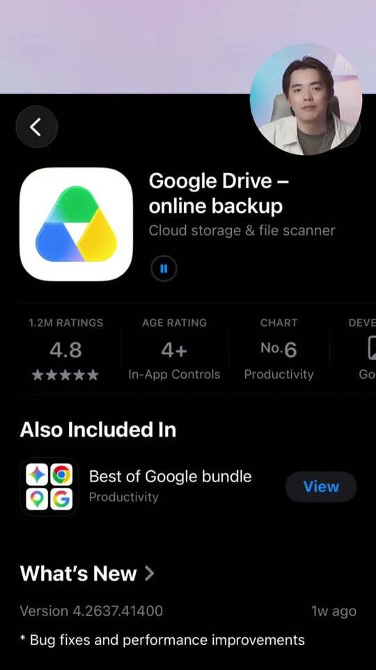 สแกนเอกสารด้วย Google Drive บนมือถือแล้วเก็บไว้ในไดรฟ์ ภาพจากตัวอย่าง