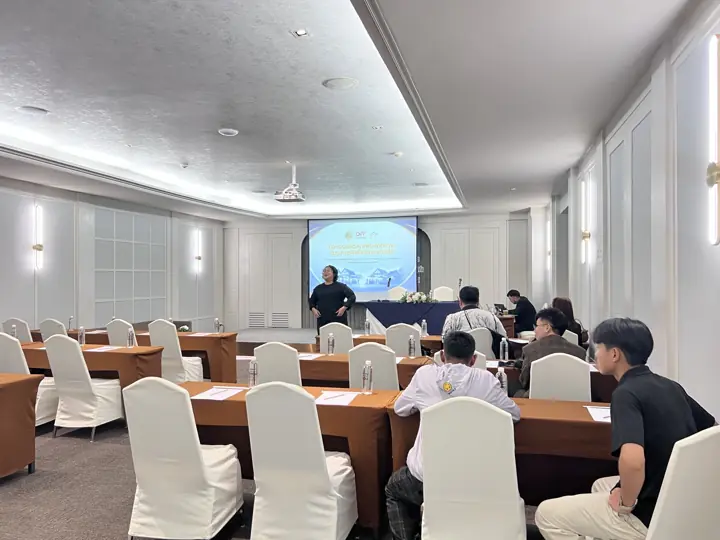 ภาพหัวข้อและบรรยากาศ กิจกรรมพัฒนาเพิ่มศักยภาพในรูปการให้คำปรึกษาเชิงลึก