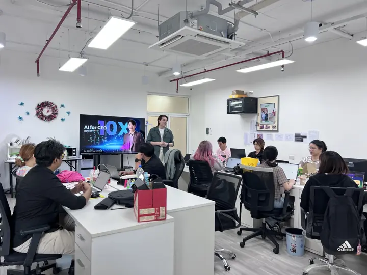 ภาพหัวข้อและบรรยากาศ AI for CEO 10X · ทีมหมอของขวัญ KKC Clinic