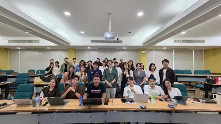 บรรยากาศการบรรยายและอบรม มหาวิทยาลัยหอการค้าไทย ภาพที่ 1